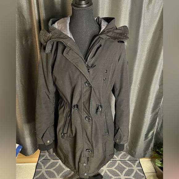 Nanette Lepore Black winter jacket size M - Picture 1 of 9